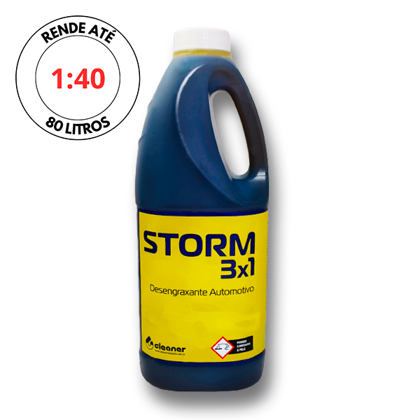 STORM 3X1 SHAMPOO DESENGRAXANTE E DESINCRUSTANTE - 2L - CLEANER