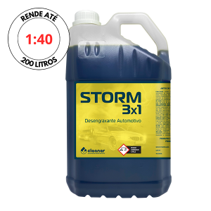 STORM 3X1 SHAMPOO DESENGRAXANTE E DESINCRUSTANTE - 5L - CLEANER