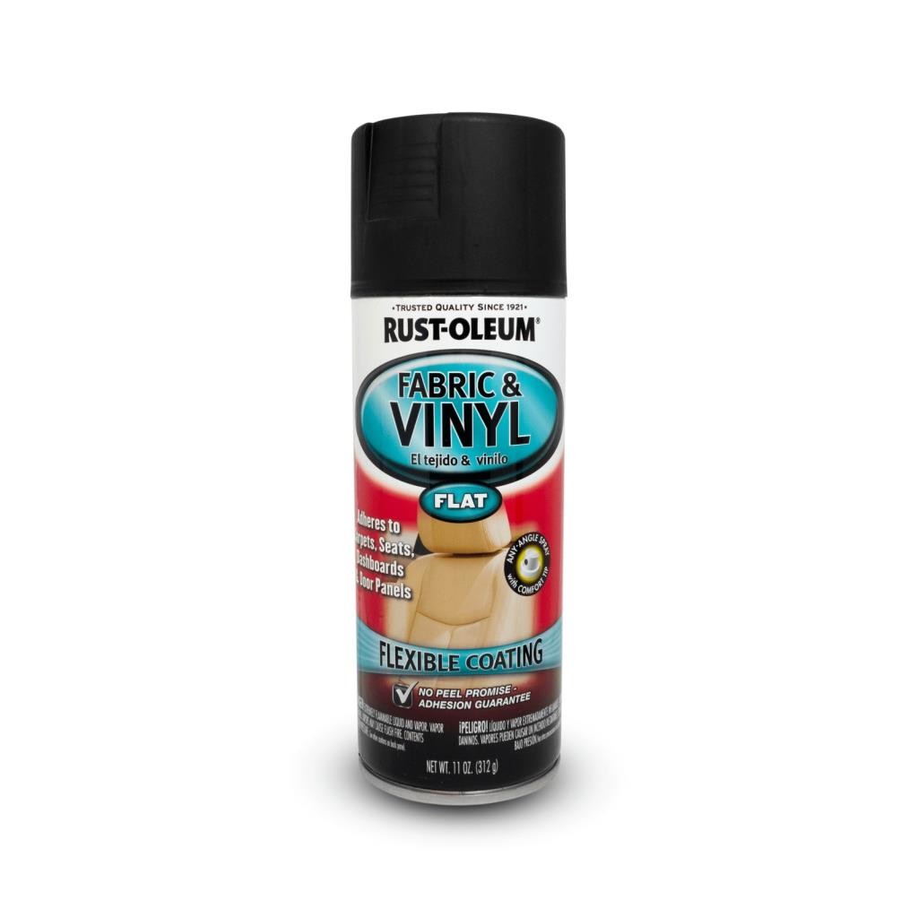 SPRAY PRETO FOSCO PARA TECIDO E VINIL AUTOMOTIVO - 312G - RUST-OLEUM