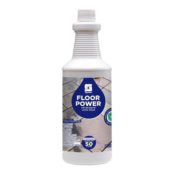 FLOOR POWER DETERGENTE LIMPEZA PESADA DE PISOS CONCENTRADO PRÁTICA - SPARTAN - 500ML