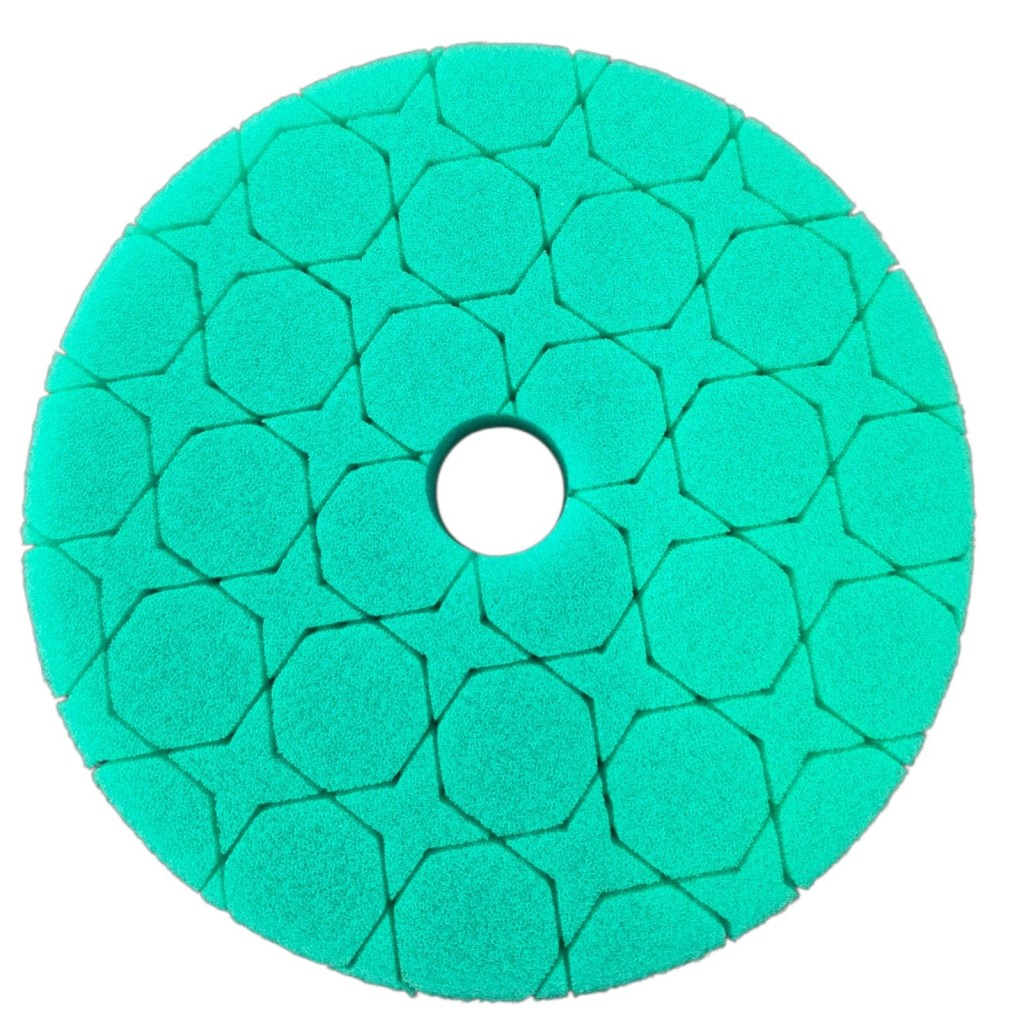 BOINA DE ESPUMA VERDE 5" CORTE PESADO - JS