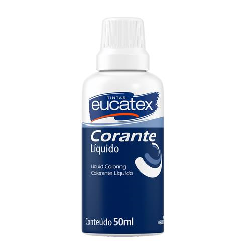 CORANTE (BISNAGA) AZUL PARA TINTA BASE DE ÁGUA - 50ML - EUCATEX