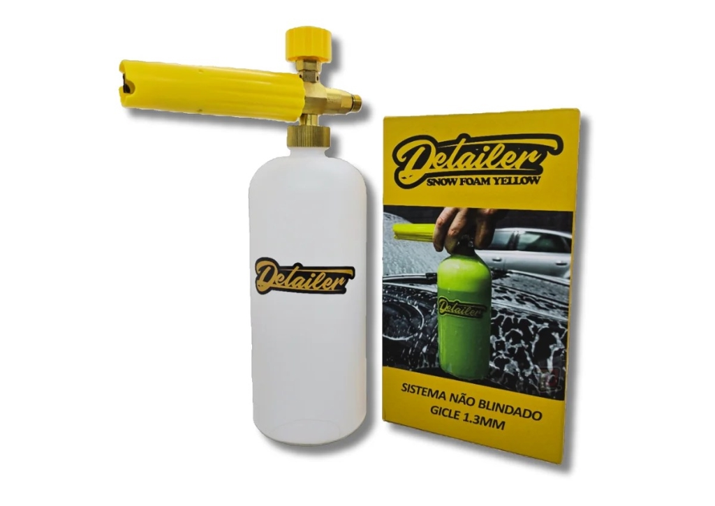 SNOW FOAM CANHÃO DE ESPUMA BICO AMARELO FURAÇÃO 1.3MM - UNIDADE - DETAILER