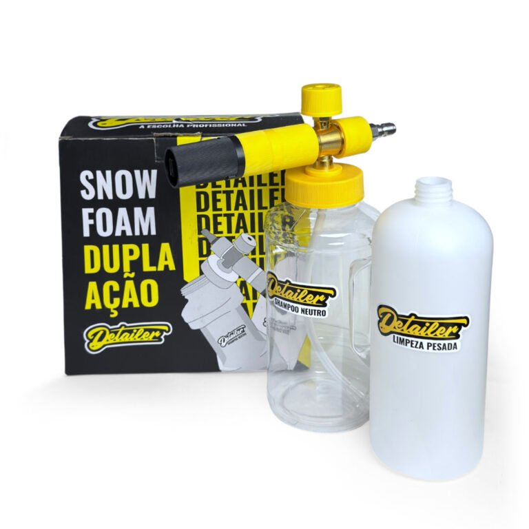 SNOW FOAM DUPLA AÇÃO 1 LITRO COM 2 CANECAS - UNIDADE - DETAILER