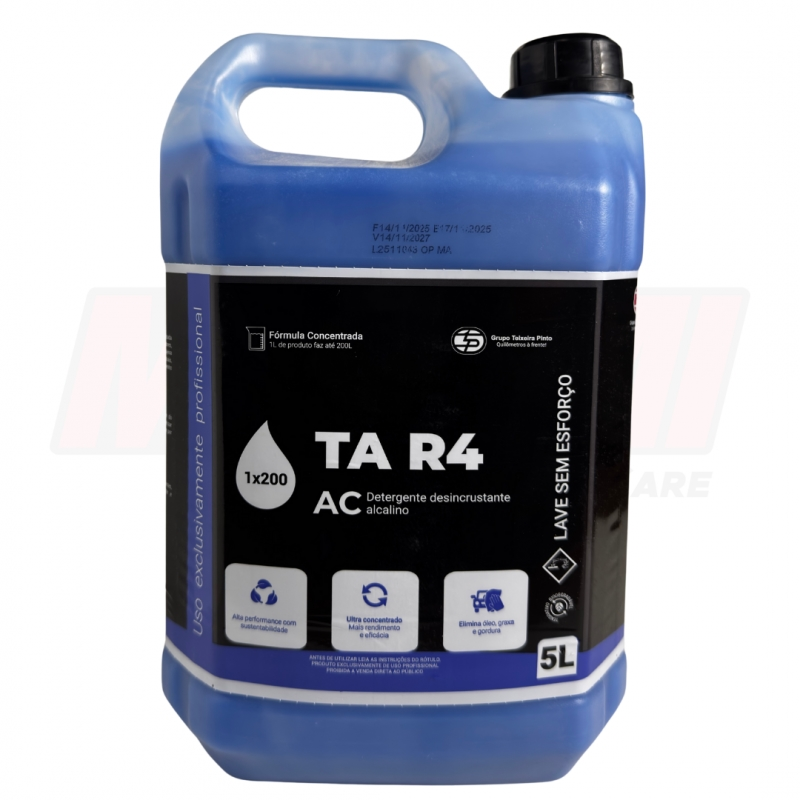 TA R4 DETERGENTE DESINCRUSTANTE ALCALINO 1:200 - 5L - TEIXEIRA PINTO