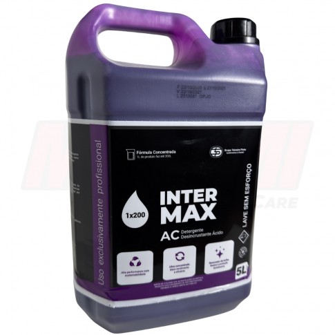 INTERMAX AC DETERGENTE DESINCRUSTANTE ÁCIDO 1:200 - 5L - TEIXEIRA PINTO