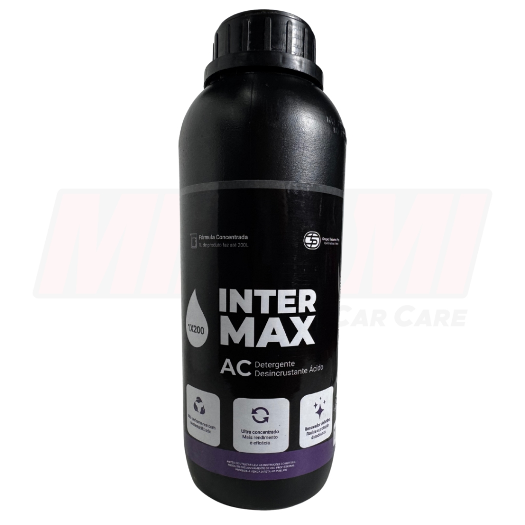 INTERMAX AC DETERGENTE DESINCRUSTANTE ÁCIDO 1:200 - 1L - TEIXEIRA PINTO