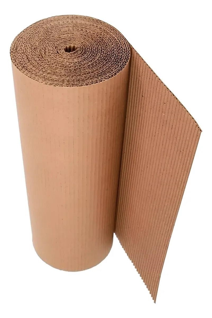 PAPELÃO ONDULADO 120 CM X 10 M QUADRADOS - ROLO - ECOKRAFT