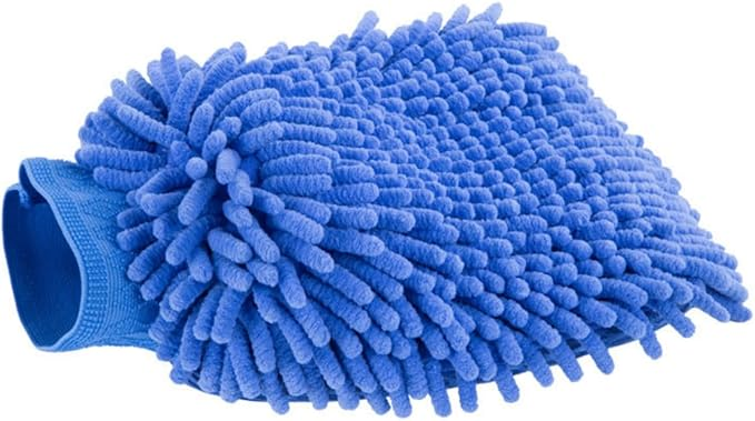 LUVA DE MICROFIBRA PARA LAVAGEM CHENILE TENTÁCULOS DUPLA FACE CORES VARIADAS - UNIDADE