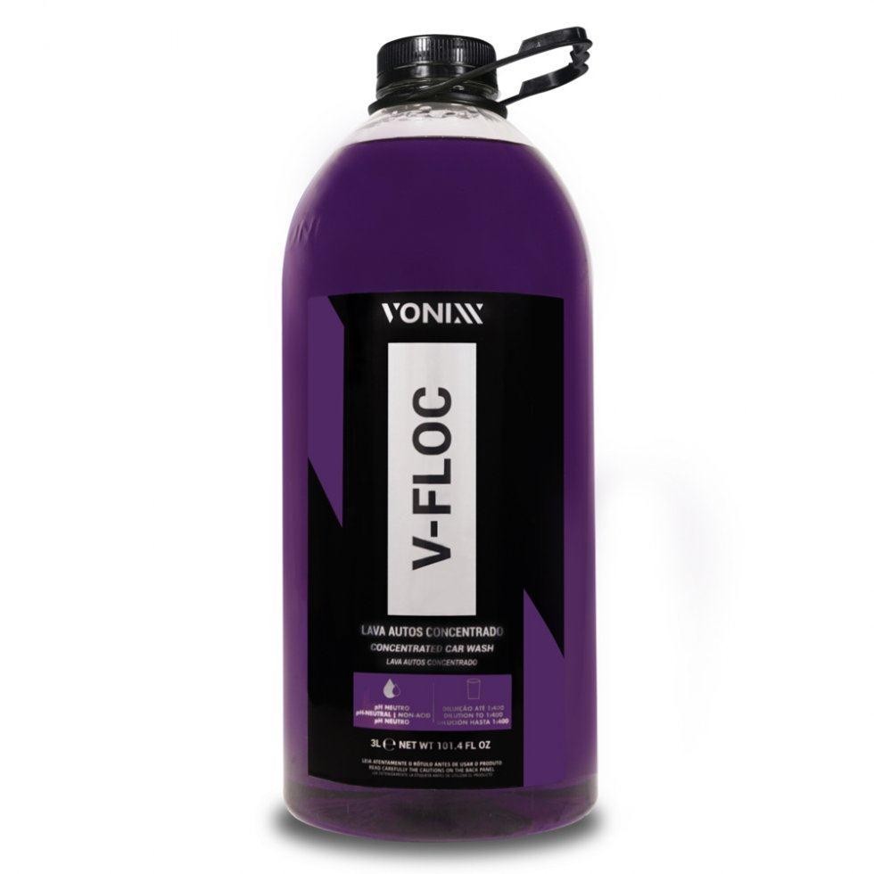 SHAMPOO V-FLOC LAVA AUTOS CONCENTRADO NEUTRO - 3L - VONIXX