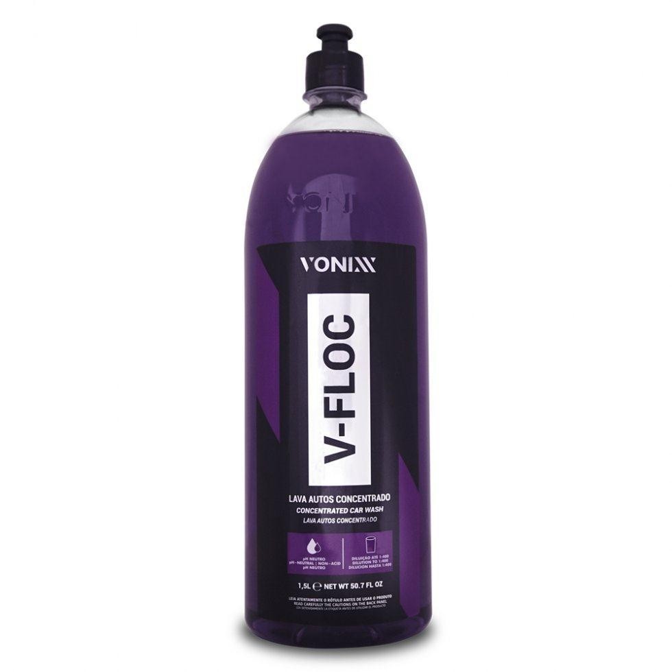 SHAMPOO V-FLOC LAVA AUTOS CONCENTRADO NEUTRO - 1.5L - VONIXX