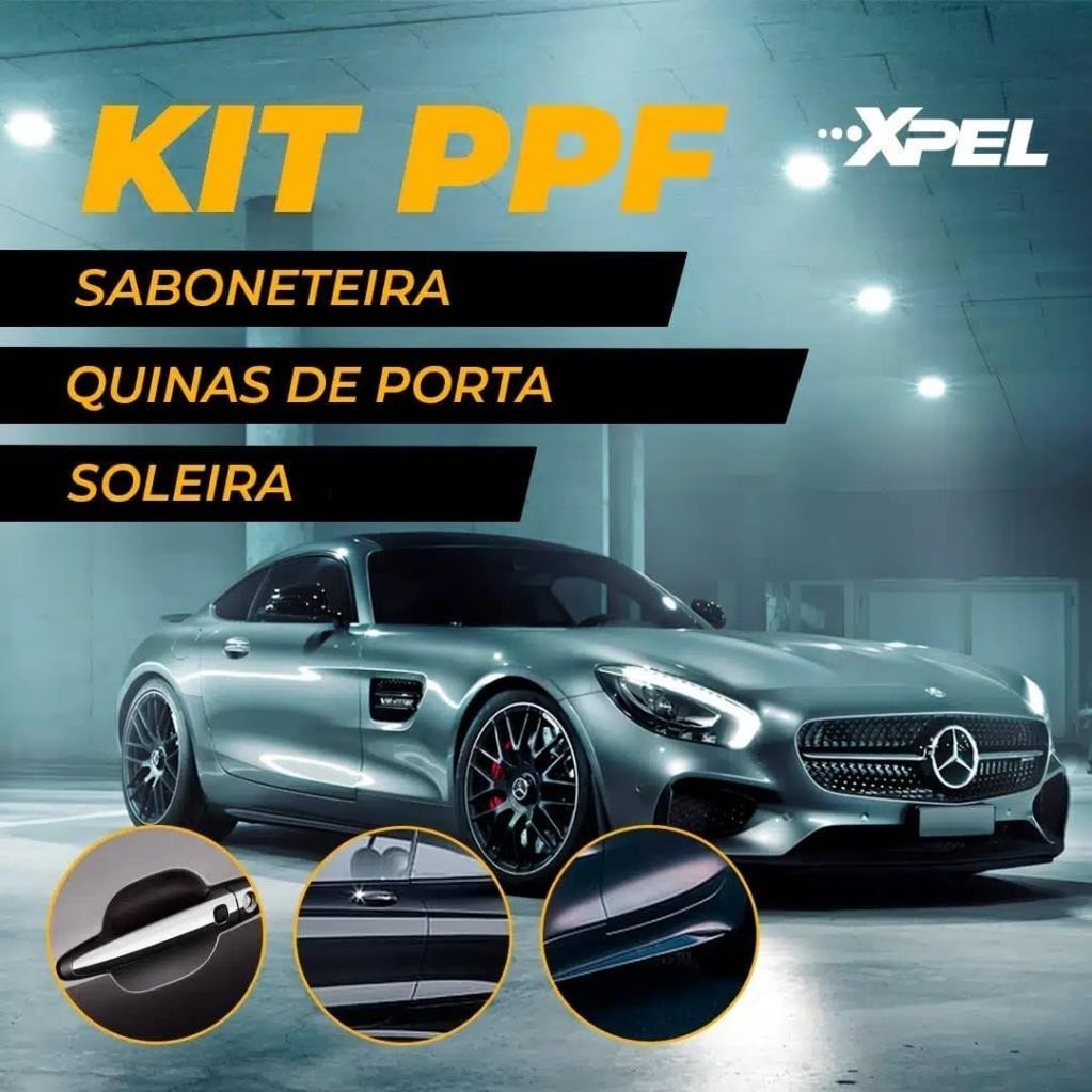 KIT PPF DE SABONETEIRAS / QUINAS / SOLEIRAS - CARRO 4 PORTAS - XPEL