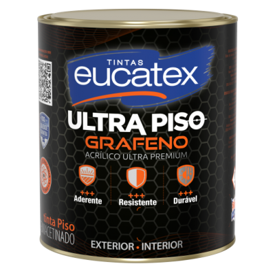 TINTA ULTRA PISO GRAFENO PREMIUM AMARELO DEMARCAÇÃO - 900ML - EUCATEX