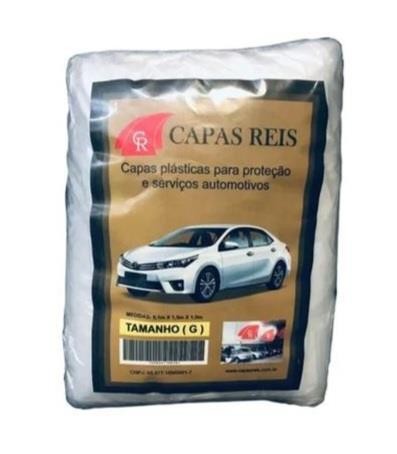 CAPA PLÁSTICA TRANSPARENTE DE PROTEÇÃO E SERVIÇOS AUTOMOTIVOS COM ELÁSTICO - G - CAPAS REIS