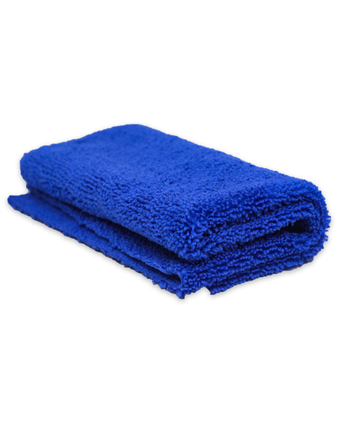 TOALHA DE MICROFIBRA 300GSM AZUL ESCURO CORTE LASER - 38CM X 38CM - DETAILER