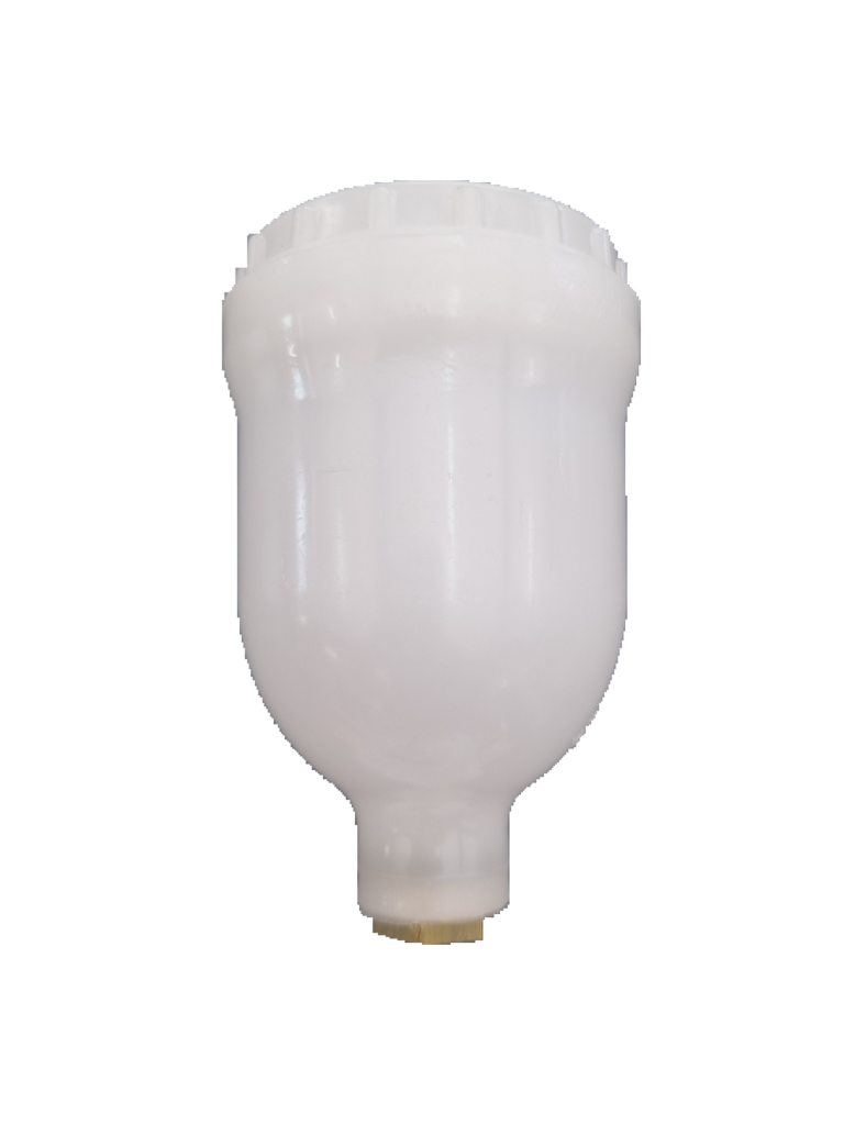 CANECA COM TAMPA 225ML PARA PISTOLA DE PINTURA - NYLON - ARCOM