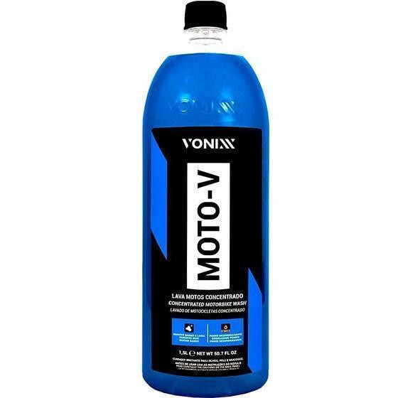 SHAMPOO MOTO-V LAVA AUTO E MOTOS DESENGRAXANTE CONCENTRADO - 1.5L - VONIXX