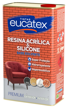 SILICONE IMPERMEABILIZANTE PARA PEDRAS, TELHAS E TIJOLOS - 5L - EUCATEX