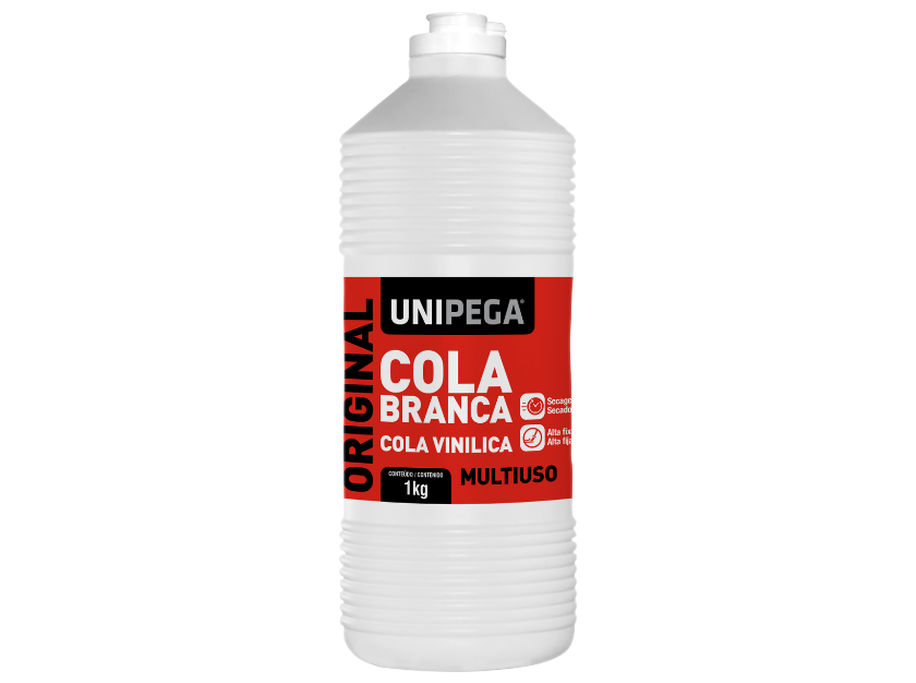 COLA BRANCA PVA ORIGINAL - 1KG - UNIPEGA