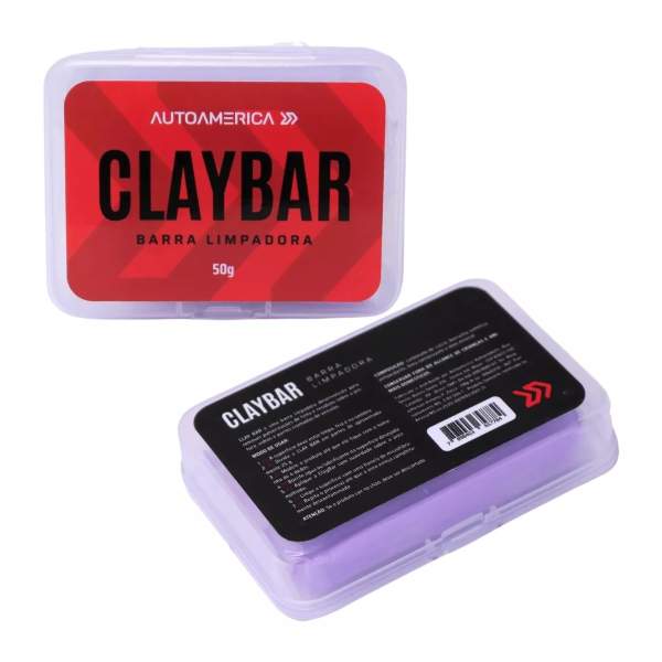 CLAY BAR BARRA DESCONTAMINANTE - 50GR - AUTOAMERICA