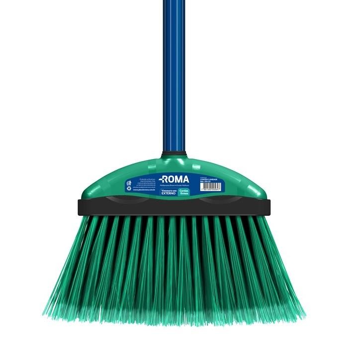 VASSOURA POLIPORPILENO USO EXTERNO 30 CM COM CABO - 6020 8 - ROMA