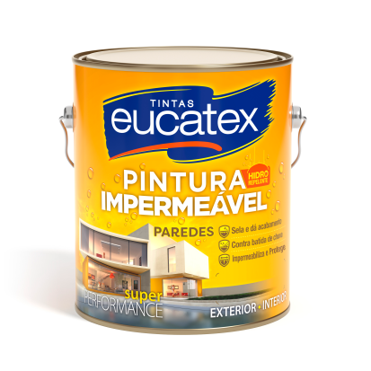 PINTURA ACRÍLICA IMPERMEÁVEL BRANCO FOSCO SUPER PERFORMANCE - 3.6KG - EUCATEX