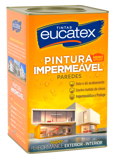 PINTURA ACRÍLICA IMPERMEÁVEL BRANCO FOSCO SUPER PERFORMANCE - 18KG - EUCATEX