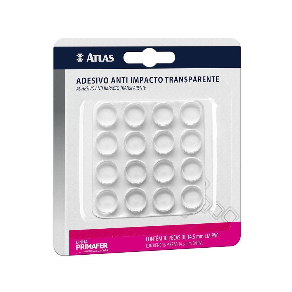 ADESIVO ANTI IMPACTO TRANSPARENTE 16 PEÇAS - PR2142 PRIMAFER - ATLAS