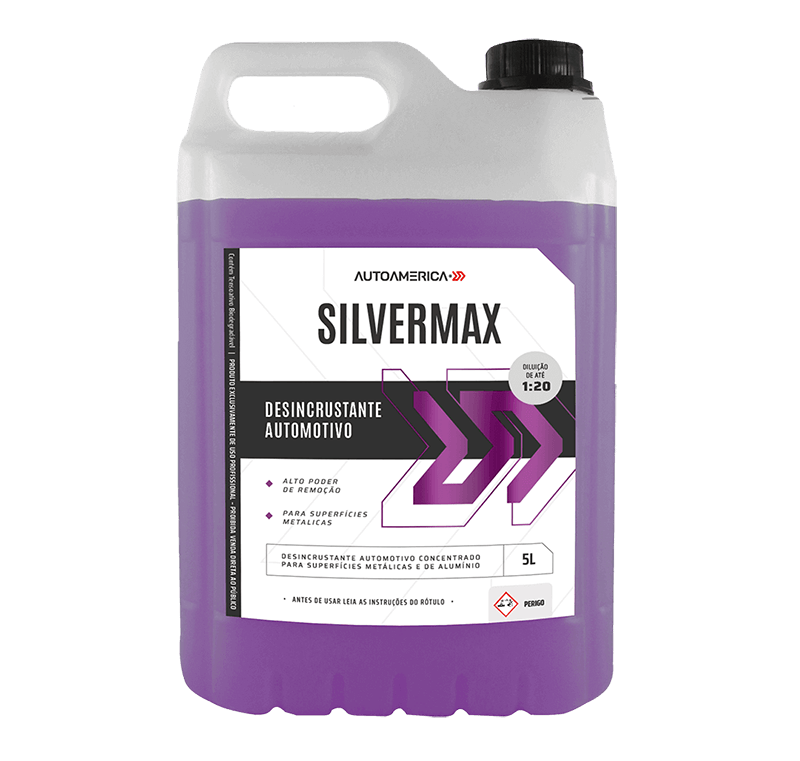 SILVERMAX DESINCRUSTANTE ÁCIDO CONCENTRADO - 5L - AUTOAMERICA