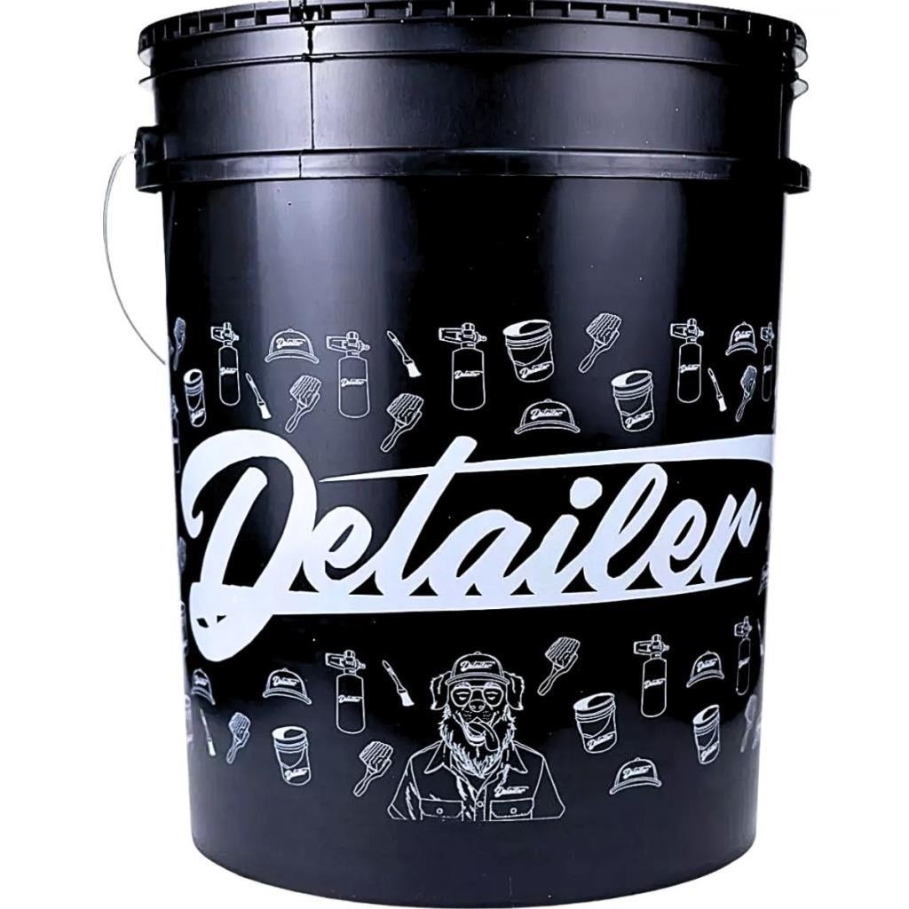 BALDE DE LAVAGEM PARA SEPARADOR DE PARTÍCULAS LOGO BRANCO - SEM GRELHA - DETAILER