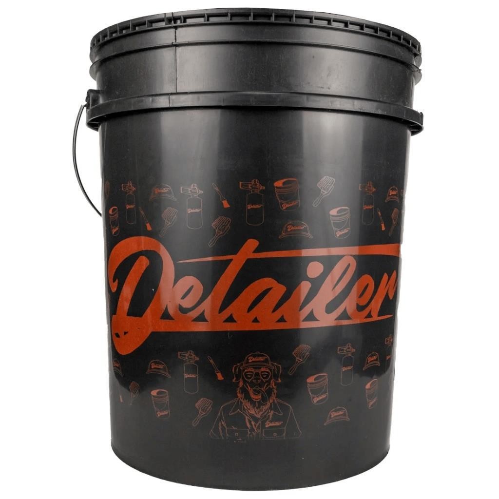 BALDE DE LAVAGEM PARA SEPARADOR DE PARTÍCULAS LOGO VERMELHO - SEM GRELHA - DETAILER