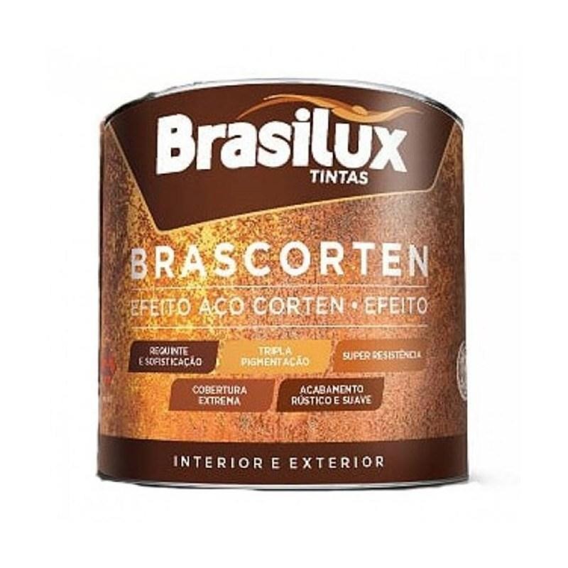 BRASCORTEN EFEITO AÇO CORTEN (FERRUGEM) BASE VERMELHO - 3.6L - BRASILUX