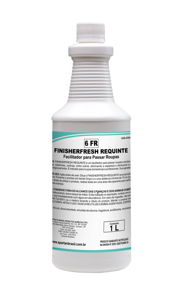 FINISHERFRESH REQUINTE ODORIZADOR FACILITADOR PARA PASSAR ROUPA - 1 L - SPARTAN