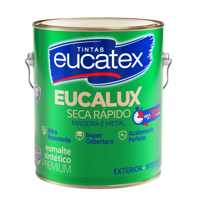 ESMALTE SINTÉTICO OURO BRILHANTE SECA RÁPIDO - 3.6L - EUCATEX