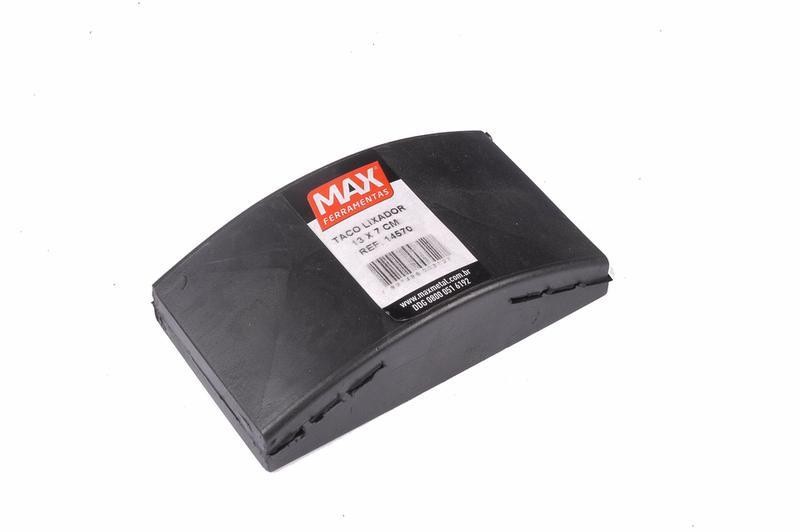 TACO DE BORRACHA GRANDE PARA LIXAMENTO - 130MM X 70MM - MAX FERRAMENTAS