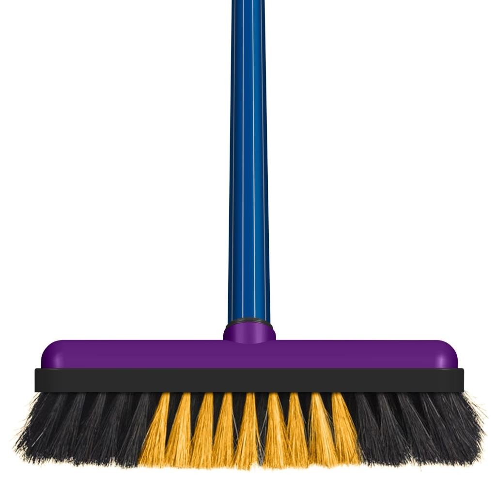 VASSOURA PARA PISOS DELICADOS 31 CM COM CABO - 6020 5 - ROMA