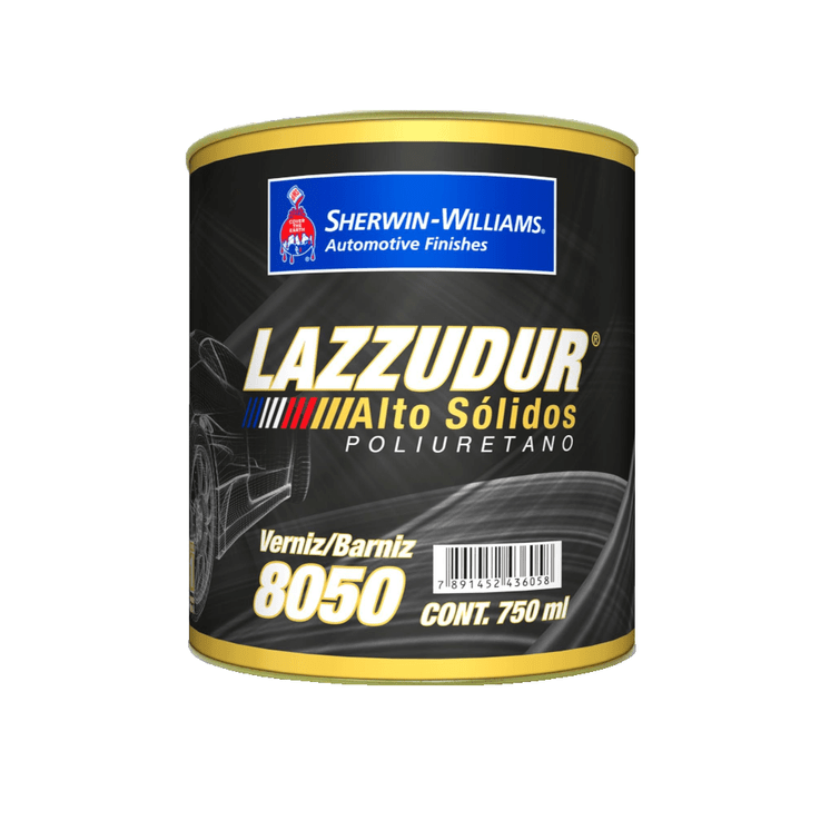 VERNIZ ALTO SÓLIDO 8050 PU 5:1 LAZZUDUR - 750 ML - SHERWIN WILLIAMS
