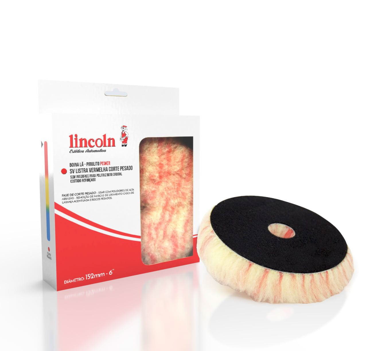 BOINA DE LÃ CORTE PESADO 6" SEM INTERFACE (PIRULITO) POWER - LINCOLN
