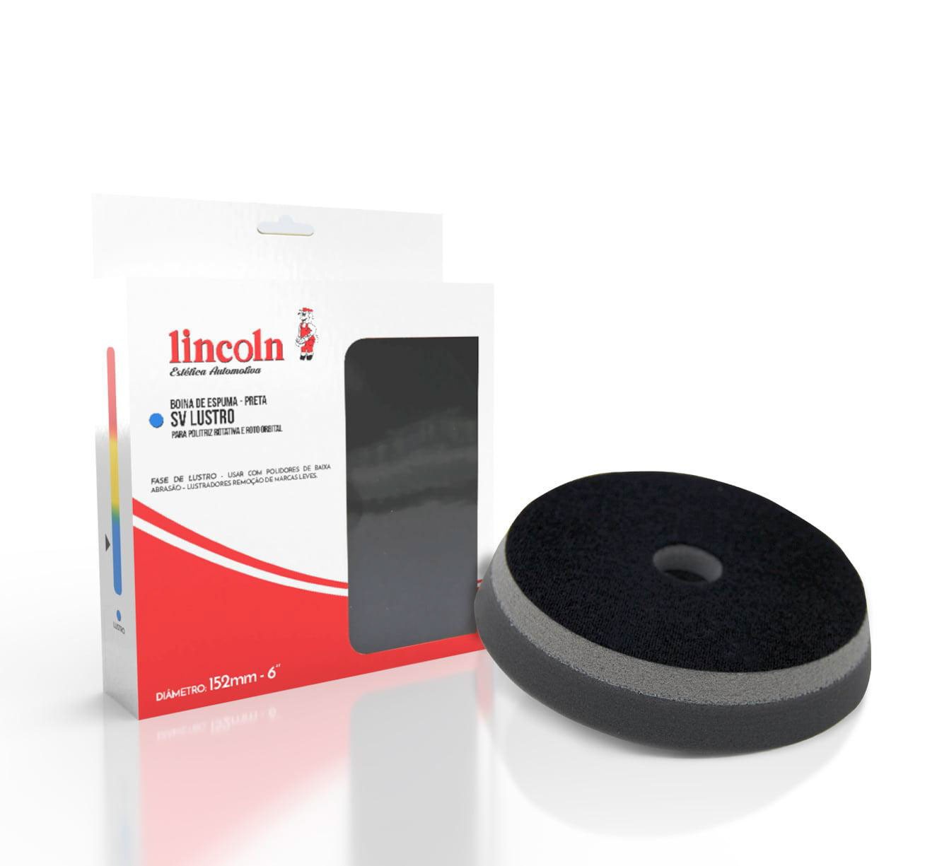 BOINA ESPUMA PRETA 6" LUSTRO - LINCOLN