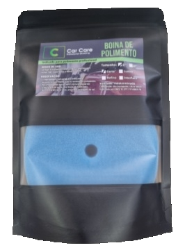 BOINA DE ESPUMA AZUL CORTE PESSADO - 5" - CAR CARE PROFISSIONAL DETAILING