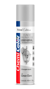 SPRAY FUNDO PREPARADOR CINZA CLARO CHEMICOLOR - 400ML - BASTON
