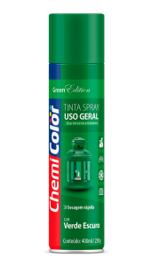 SPRAY VERDE ESCURO CHEMICOLOR - 400ML - BASTON