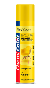 SPRAY AMARELO CHEMICOLOR - 400ML - BASTON