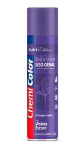 SPRAY VIOLETA ESCURO CHEMICOLOR - 400ML - BASTON