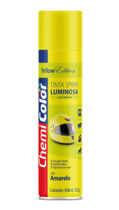 SPRAY AMARELO LUMINOSA CHEMICOLOR - 400ML - BASTON