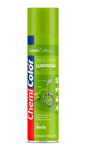 SPRAY VERDE LUMINOSA CHEMICOLOR - 400ML - BASTON