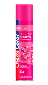 SPRAY PINK LUMINOSA CHEMICOLOR - 400ML - BASTON