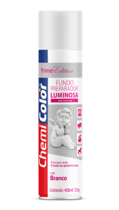 SPRAY FUNDO BRANCO PARA LUMINOSA CHEMICOLOR - 400ML - BASTON