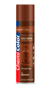 SPRAY MARROM CHEMICOLOR - 400ML - BASTON