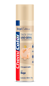 SPRAY BEGE CHEMICOLOR - 400ML - BASTON